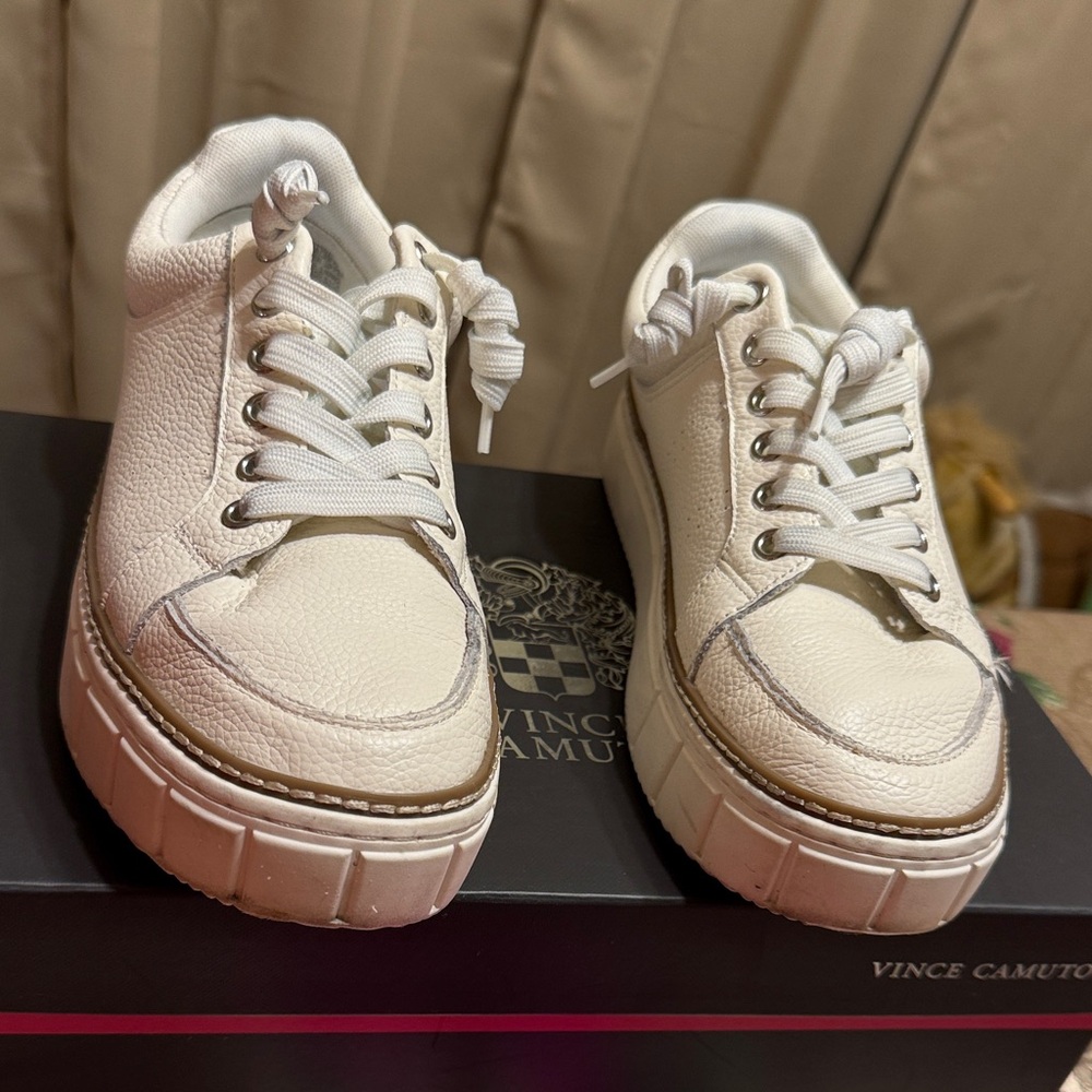 Vince Camuto Women's Off-White Sneakers
